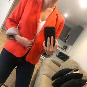 JCREW - ORANGE BLAZER SIZE 8
